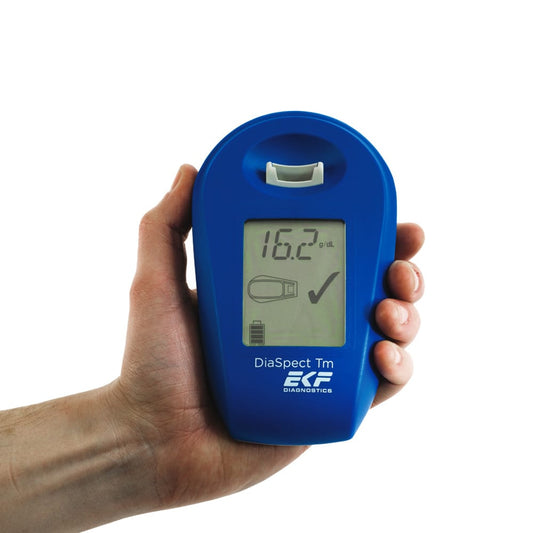 Hämoglobin-Messgerät DiaSpect TM - kompaktes Point-of-Care-Gerät von EKF diagnostics - Med-Praxisbedarf