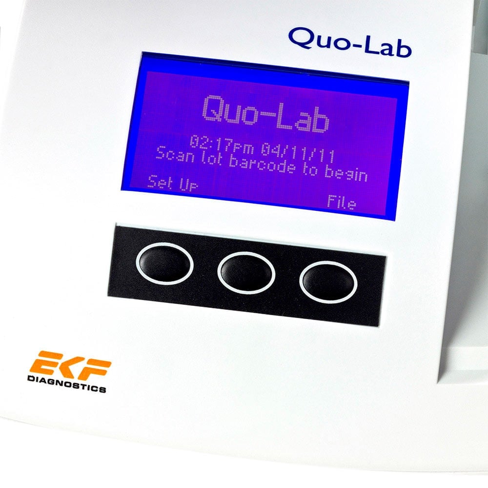 HbA1c Messgerät Quo-Lab - professionelle Analyse aus Kapillarblut, 4 Minuten - Med-Praxisbedarf