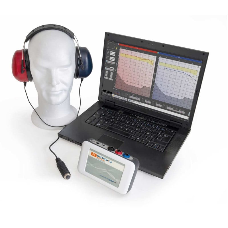 Audiometer 800M mit DD65V2 Kopfhörer - für Hörtests in Arztpraxen und Kliniken - Med-Praxisbedarf