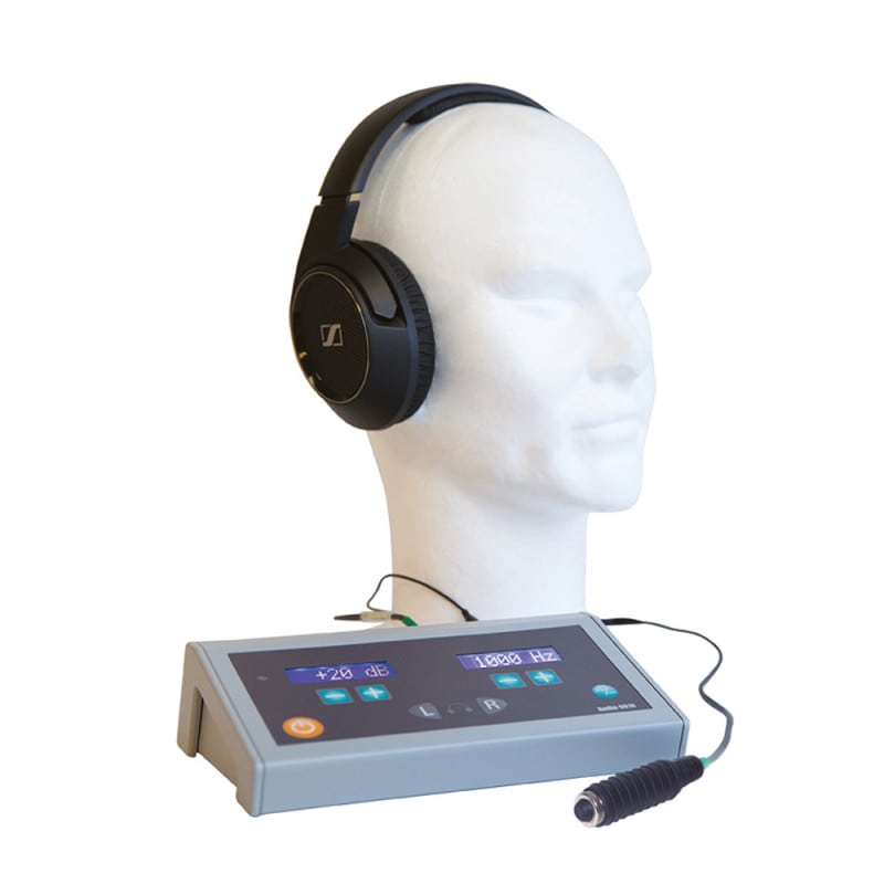 Screening-Audiometer 9910 von ELECTRONICA - digitales Gerät für Hörtests - Med-Praxisbedarf