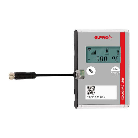 Kabelloser IoT-Datenlogger ECOLOG-PRO 1TGe für Temperaturüberwachung - ELPRO Gerät für Arztpraxen und Labore - Med-Praxisb...