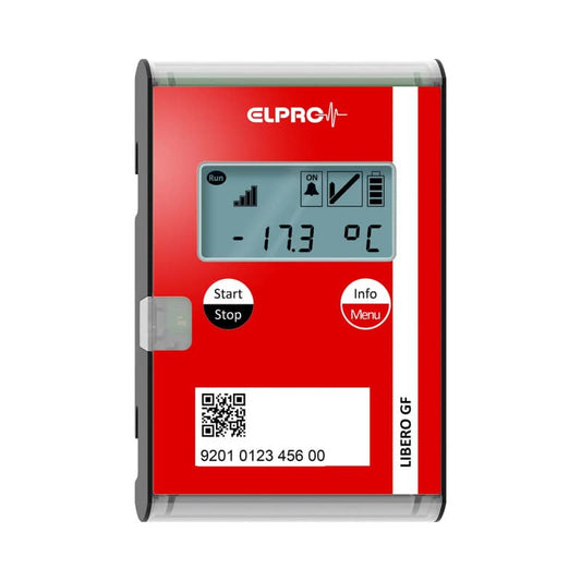 LIBERO GF Temperaturdatenlogger - Echtzeitlogger für Transport medizinischer Produkte mit kalibriertem Sensor - Med-Praxis...