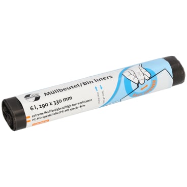DEISS UNIVERSAL PLUS Müllbeutel 6 Liter grau - ca. 55 Gramm pro Rolle, für medizinische Einrichtungen - Med-Praxisbedarf