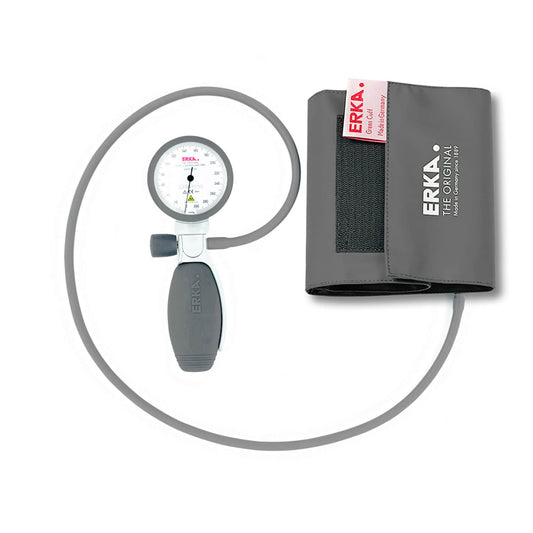 ERKA SWITCH 2.0 Comfort Blutdruckmessgerät - ergonomisches Manometer für Rechts- und Linkshänder - Med-Praxisbedarf