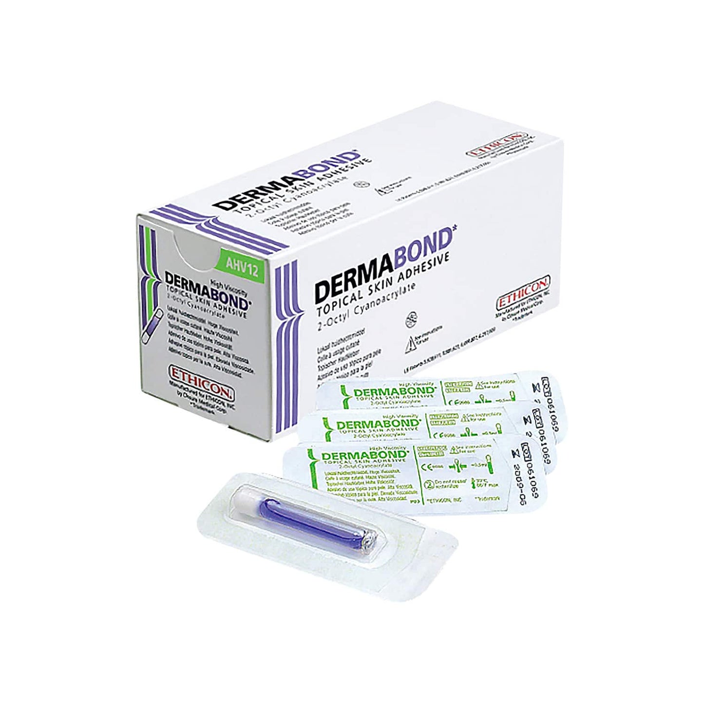 Ethicon DERMABOND mini Applikator - topischer Hautkleber in praktischer Einzelanwendung - Med-Praxisbedarf