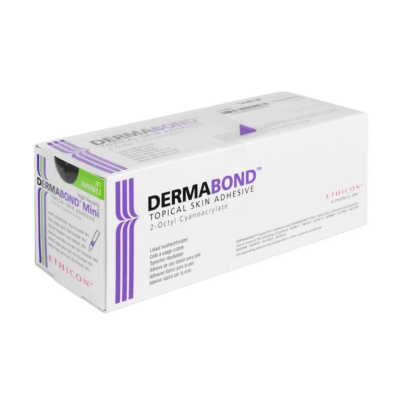 DERMABOND mini Hautkleber - steriler, flüssiger Wundverschluss für kleine Schnitte - Med-Praxisbedarf