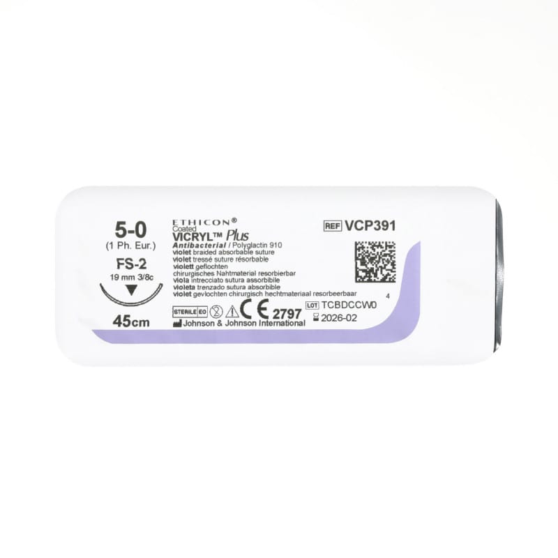Vicryl Plus Fadenrolle violett - steril verpackt für chirurgische Eingriffe - Med-Praxisbedarf