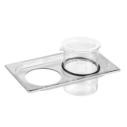 Becherhalter für EUROSONIC 3D Ultraschallreiniger - Halterung für zwei Glasbecher - Med-Praxisbedarf