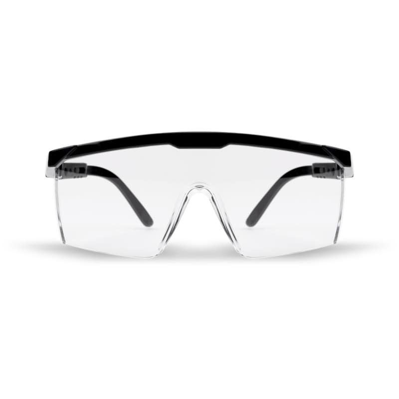 Monoart Schutzbrille Clear - Medizinische Brille, kratzfest, leicht - Med-Praxisbedarf