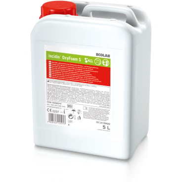 ECOLAB OxyFoam S Spraydose im Einsatz - Desinfektionsschaum für die Flächenhygiene - Med-Praxisbedarf