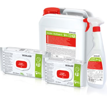 Incidin OxyFoam S Kanister mit Sprüher - ergiebige Desinfektionslösung für den Praxisbedarf - Med-Praxisbedarf