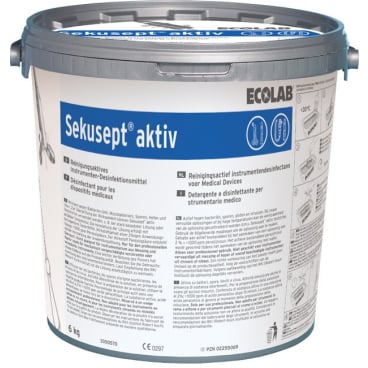 ECOLAB Sekusept aktiv Instrumentendesinfektion - Pulverförmiger Desinfektionsreiniger für medizinische Instrumente - Med-P...