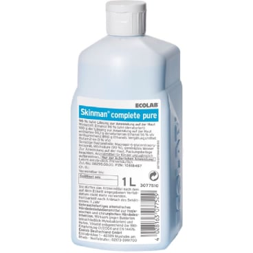 Händedesinfektion Skinman complete pure - hautschonendes viruzides Mittel - Med-Praxisbedarf