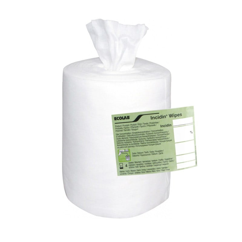 Incidin Premium Wipes Vliestücher - 6 x 99 Tücher für Reinigung und Desinfektion - Med-Praxisbedarf