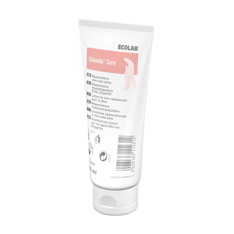 Silonda care Hautpflegelotion Ecolab - Mit Glycerin und Vitamin E, Wasser-in-Öl-Emulsion - Med-Praxisbedarf