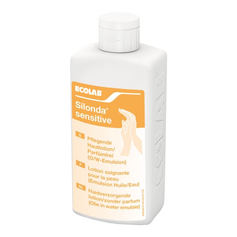 Silonda sensitive Hautpflegelotion - Für trockene und empfindliche Haut, Wasser-in-Öl-Emulsion - Med-Praxisbedarf
