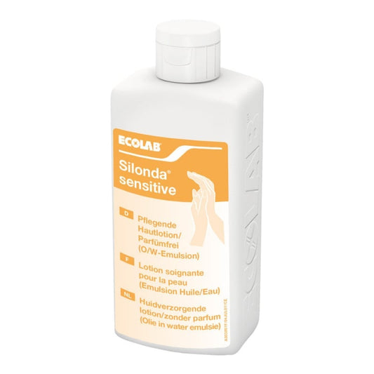 Silonda sensitive Hautpflegelotion - Für trockene und empfindliche Haut, Wasser-in-Öl-Emulsion - Med-Praxisbedarf