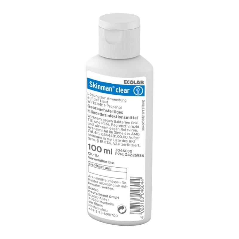 Skinman Clear Händedesinfektionsmittel - chirurgische und hygienische Händedesinfektion - Med-Praxisbedarf