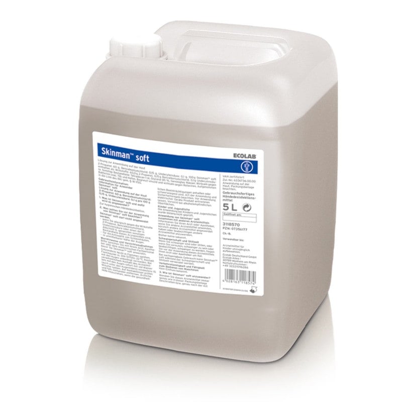 Skinman Soft Desinfektionsmittel von Ecolab - alkoholbasiert für medizinische Einrichtungen - Med-Praxisbedarf
