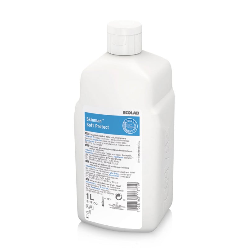 Skinman Soft Protect von Ecolab - Händedesinfektion mit hautschonender Rezeptur - Med-Praxisbedarf