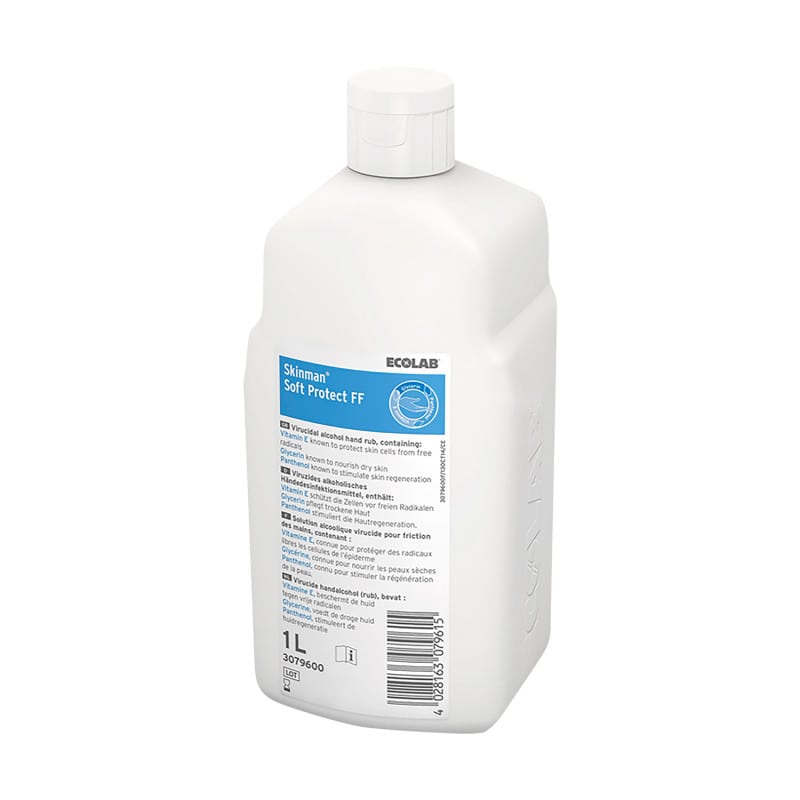 Viruzides Händedesinfektionsmittel Skinman soft protect FF - von Ecolab - Med-Praxisbedarf