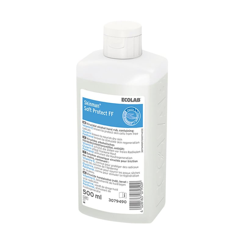 Händedesinfektion Skinman soft protect FF - alkoholbasiertes Gel für den medizinischen Bereich - Med-Praxisbedarf