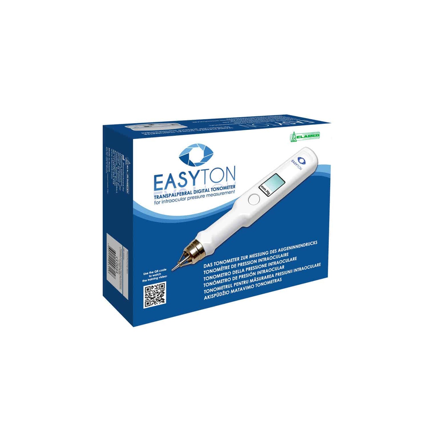 EASYTON Tonometer in der Anwendung - kompaktes Design für einfache Handhabung - Med-Praxisbedarf