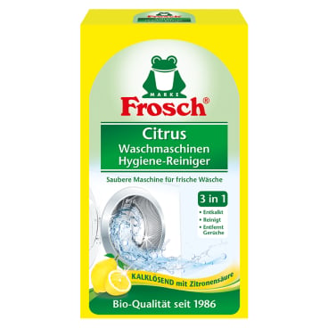 Frosch Citrus Hygienereiniger Flasche - Reinigung von Waschmaschinen in Praxen - Med-Praxisbedarf