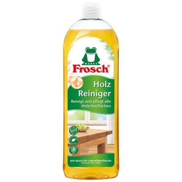 Frosch Holz-Reiniger - entfernt Flecken wie Rotwein und Kaffee von Böden - Med-Praxisbedarf