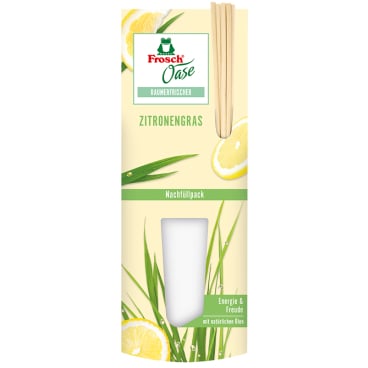90 ml Nachfüllung für Frosch Oase Raumerfrischer - Zitronengras Duft, ergiebig - Med-Praxisbedarf