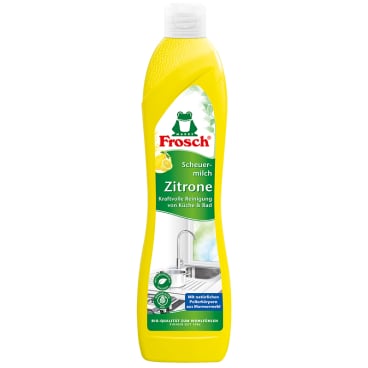 Reinigungsmittel Frosch Scheuermilch - zur schonenden Reinigung von Klinikbedarf - Med-Praxisbedarf