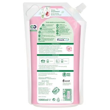 Sensitiv Weichspüler Flasche Frosch - für sanfte Wäschepflege in medizinischen Bereichen - Med-Praxisbedarf
