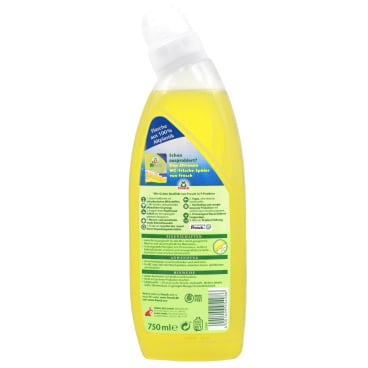 Frosch Zitronen-WC-Reiniger Flasche - Zitrusduft, für hygienische Toilettenreinigung in Kliniken - Med-Praxisbedarf