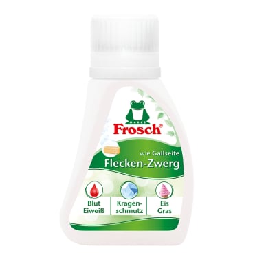 Frosch wie Gallseife Flecken-Zwerg - pflanzlicher Fleckenentferner für Wäsche in Kliniken - Med-Praxisbedarf