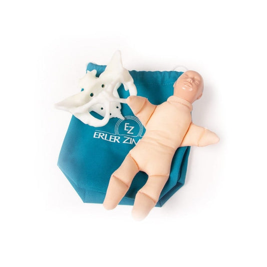 Beckenmodell mit Geburtspuppe - Anatomisches Modell aus weichem Stoff für Geburtsvorbereitung und Ausbildung - Med-Praxisb...