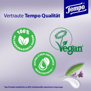 Tempo Natural Skin Balance Feuchttücher - Packung für Arztpraxis und Klinik - Med-Praxisbedarf
