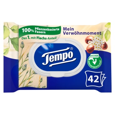 Tempo Sheabutter Feuchttücher Großgebinde - wirtschaftliche Packung für den professionellen Bedarf - Med-Praxisbedarf