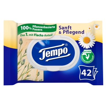 Feuchte Toilettentücher Tempo sanft & pflegend - für Klinik und Praxis - Med-Praxisbedarf