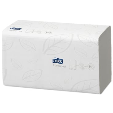 Tork H3 Advanced Papierhandtücher 2-lagig - 25 x 23 cm für stark frequentierte Waschräume - Med-Praxisbedarf