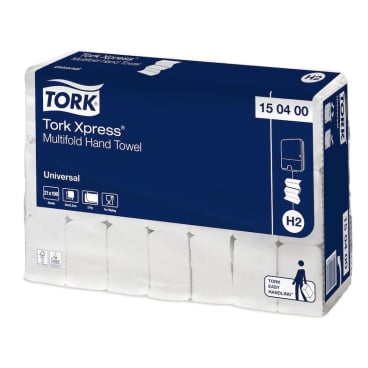 Tork Xpress Multifold Papierhandtücher H2 - 24x21,3 cm, für Waschräume in Arztpraxen und Kliniken - Med-Praxisbedarf