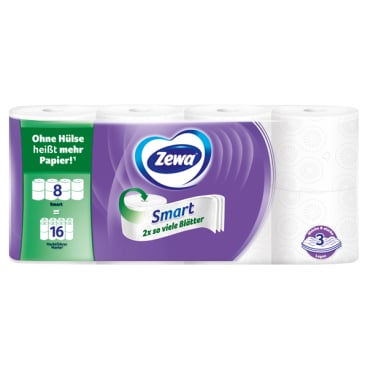 Zewa Smart Toilettenpapier - 100%iges Premium-Papier für professionellen Einsatz - Med-Praxisbedarf
