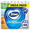 Zewa Ultra Clean Toilettenpapier, 4-lagig mit Strohanteil