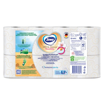 Zewa Ultra Senses Mandelblüte Hygienepapier - 4-lagiges Toilettenpapier, Rolle - Med-Praxisbedarf