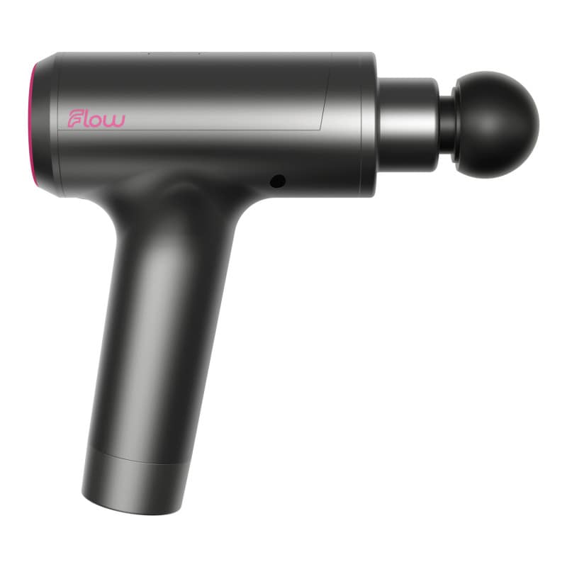 Flow MINI Massagepistole mit Aufsätzen - verschiedene Massageköpfe für die Therapie - Med-Praxisbedarf