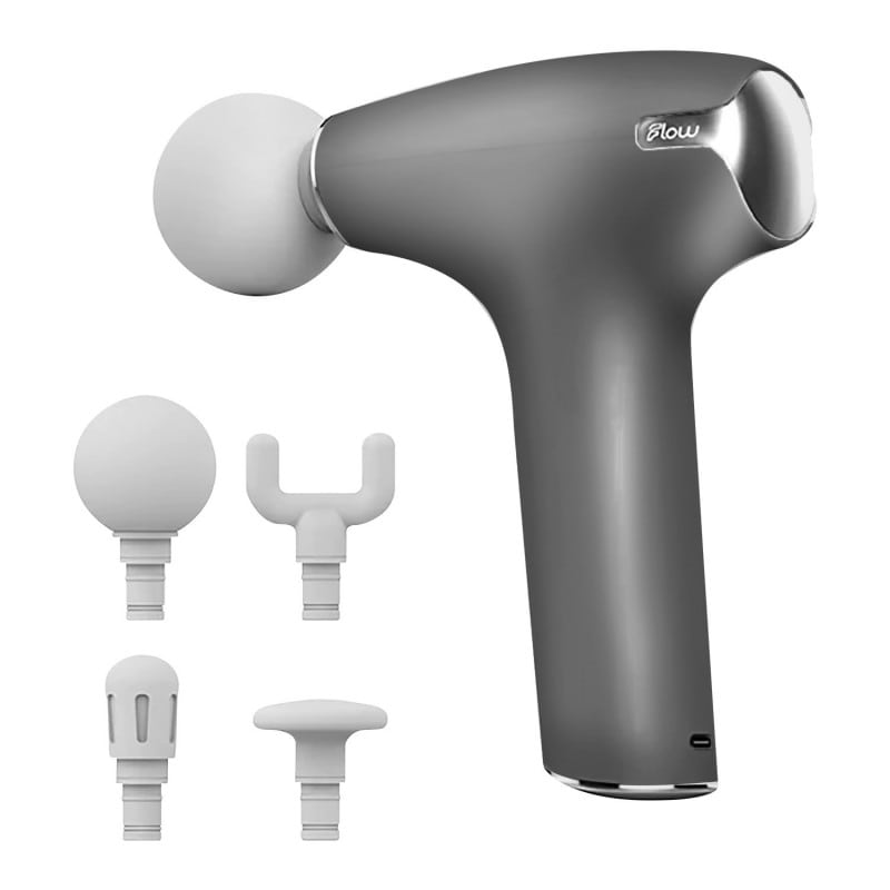 Flow NANO Massagepistole Display - Einstellung von Intensität und Wärmestufe - Med-Praxisbedarf