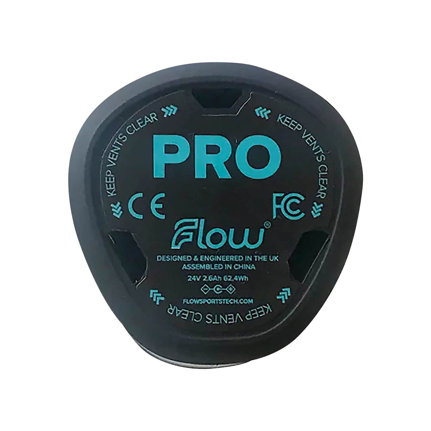 Flow PRO Akku geladen in Massagepistole - Wechselakku für professionelle Perkussionstherapie - Med-Praxisbedarf