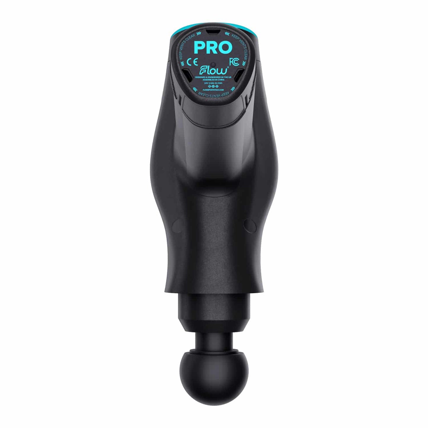 Flow PRO Massagepistole mit Aufsatz - Tiefenmassage-Gerät für Physiotherapie und Schmerzlinderung - Med-Praxisbedarf