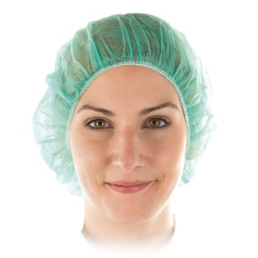 Baretthaube Bettina Eco Ø 53 cm - Einmal-Haube für Klinik und Praxis, hygienisch - Med-Praxisbedarf