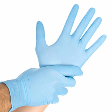 Nitrilhandschuhe Safe Light blau - bewährte Einweg-Handschuhe für den täglichen Einsatz - Med-Praxisbedarf