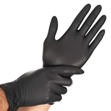 Nitrilhandschuhe Safe Light puderfrei schwarz - Vielseitige Einweghandschuhe für den medizinischen Einsatz - Med-Praxisbedarf